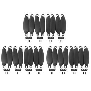 PUOO Accessory 24PCS Propeller for HT50 V11mini F11MINI F7MINI HS175D X500Pro X650 Z6pro Q5 Q7 WF31 RC Quadcopter Remote Control Drone Blade Spare Parts Kershaw RC Parts