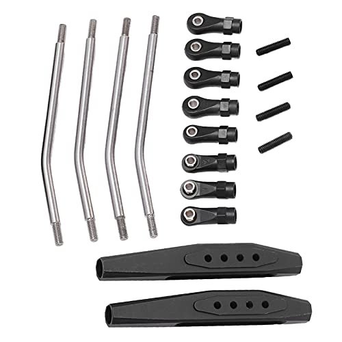 Dilwe Dementor RC Truck Metal Rear Trailing Arms Link Rod Linkage Compatible with Axial RR10 90048 90053