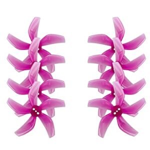 Gemfan 4Pairs D51 2020 51mm 5 Blade PC Propeller for Fastest RC Propeller Plane 2inch Cinewhoop Ducted Drone Purple
