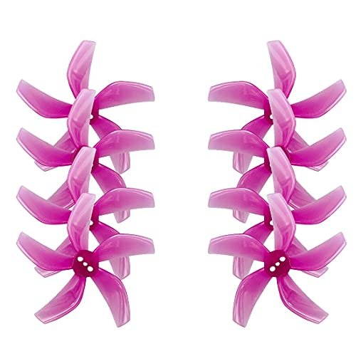 Gemfan 4Pairs D51 2020 51mm 5 Blade PC Propeller for Fastest RC Propeller Plane 2inch Cinewhoop Ducted Drone Purple