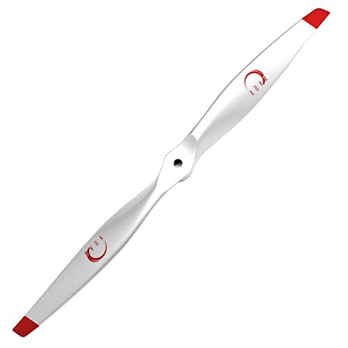 XOAR PJM E 15x8 White Red Tips Electric RC Airplane Propeller with RC Body Painting Tips