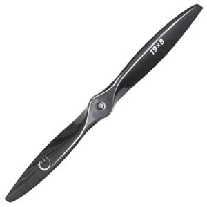 XOAR PJT1 19x8 2 Blade Carbon Fiber RC Gas Jet Airplane Propeller