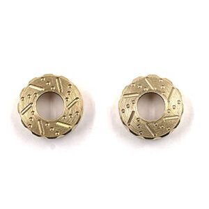 Yeah Racing KYMX002 Brass Rear Cap Weight for Kyosho Mini Z 4x4 MX01