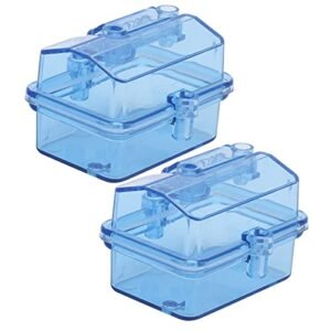 VGEBY RC Boat Ballast Receiver Box 2 Sets High Quality Plastic Waterproof ESC Box for RC Cars and Boats