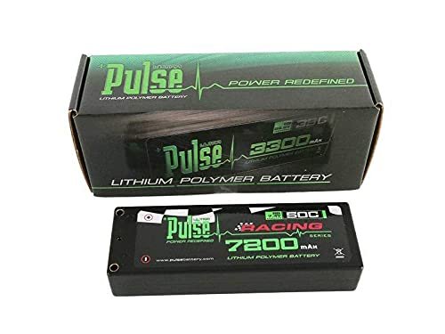 Pulse Ultra 7200mah 50C 7.4V 2S LiPo Battery with 4mm Bullet to EC5 Connector