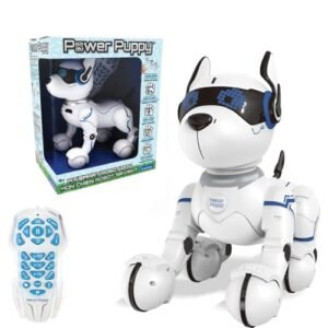 Lexibook Power Puppy My First RC Robot Smart Programmable Dog with Remote Control and Gesture Training