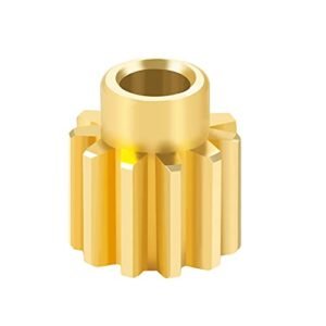 Que T 1 24 RC Brass 11T Motor Pinion Gear Spare Parts for Axial SCX24 AXI00001 AXI00002 AXI00003 RC Crawler Car Upgrade with Redwing RC Discount Code