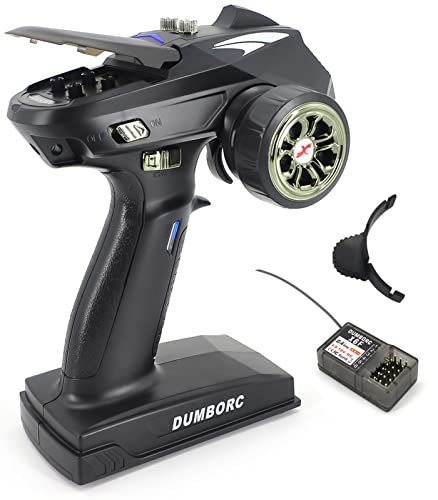 DIAMONDDYNAMICS DumboRC X6 Duplex RC Radio 6CH 2.4G Transmitter with X6F Receiver for RC Car Boat Tank