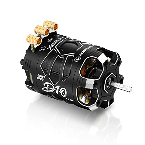 HOBBYWING Xerun D10 10 5T Motor High Performance ESP RC Motors for Racing Enthusiasts