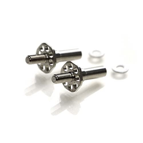 EXOTEK RACING LLC Dr10 Titanium Front Axles 1 Pair ETK1976 for Electric Cars and Trucks