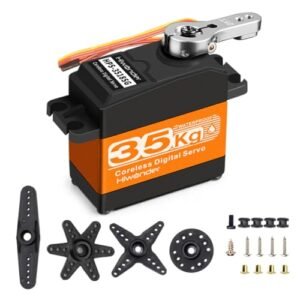 DFRobot 35KG High Torque Coreless Metal Gear Servo Motor for Arduino RC Submarine and Robotics