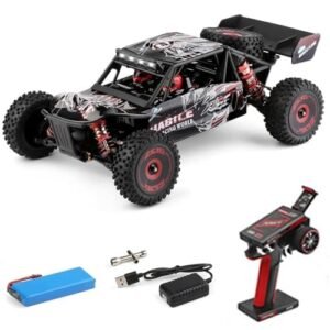 GoolRC WLtoys 124016 V2 1/12 Scale RC Mud Truck Chassis 4WD 75km h High Speed Remote Control Racing Truck with Brushless Motor