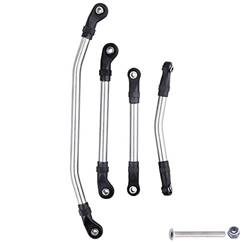 Redcat Gen8 1/10 Scale RC Truck Tires Steel RC Steering Links Kit Linkage for Enhanced Crawler Performance