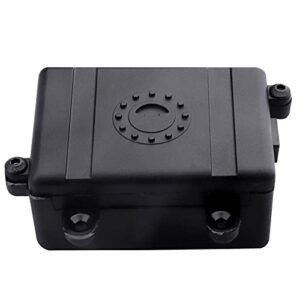 Traxxas TRX4 RC Receiver Box for 1/10 Scale Crawlers Compatible with SCX10 II D90 D110 and Axial Models Ideal for Venting RC Crawler Tires