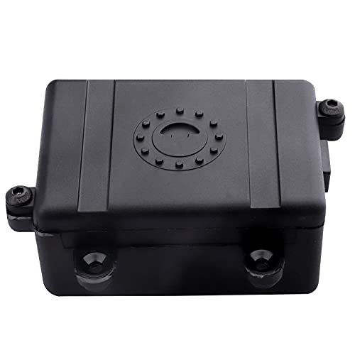 Traxxas TRX4 RC Receiver Box for 1/10 Scale Crawlers Compatible with SCX10 II D90 D110 and Axial Models Ideal for Venting RC Crawler Tires