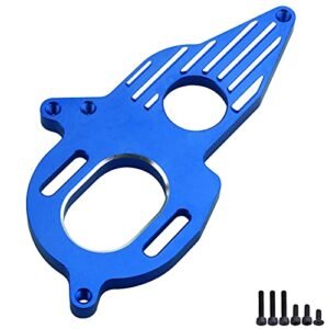 Arrma Mega Monster RC Truck Aluminum Motor Mount Replacement for Granite Typhon Big Rock Senton Outcast Kraton 4S Models Navy Blue