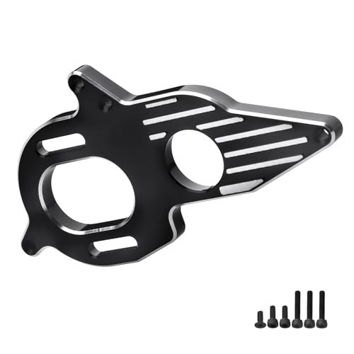 Adjustable Aluminum Motor Mount for 1/10 Arrma Granite Mega Typhon Big Rock Senton 3S Outcast Kraton 4S Models RC Motor Company Cars Monster Trucks Buggy Black
