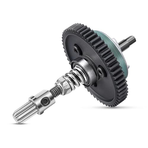 FriHobby 6878 Complete Slipper Clutch Assembly Steel Metal Diff Gear for Traxxas Ford Raptor RC Truck Slash 4X4 Stampede 4X4 Rustler 4X4