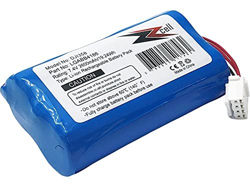 ZZcell Battery Replacement for DJI LGABB4186 RC03012 Phantom 3 Standard Phantom 3 4K GL358WB Remote Control 7.4V 2600mAh