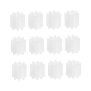 Heyiarbeit 50pcs Plastic Gears 8 Teeth Model 082A Reduction Gear for RC Car Robot Motor DIY Projects