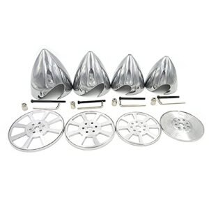 FLFRC CNC Aluminum Alloy Propeller Spinner 76mm for DLE Gasoline Engine The Best RC Airplane Engine Accessory