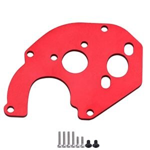 FriHobby Aluminum Motor Mount Metal ECX Barrage RC Truck Motor Plate Gearbox Adapter for 1/24 Axial SCX24 C10 90081 AXI00001 AXI00002