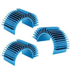 3 Pack Aluminum RC Motor Heatsink for 540 550 Size Motors Electric Engine Cooling Fans Compatible with Rapid RC Models Brushless Motors