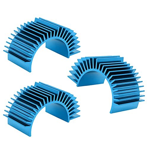 3 Pack Aluminum RC Motor Heatsink for 540 550 Size Motors Electric Engine Cooling Fans Compatible with Rapid RC Models Brushless Motors