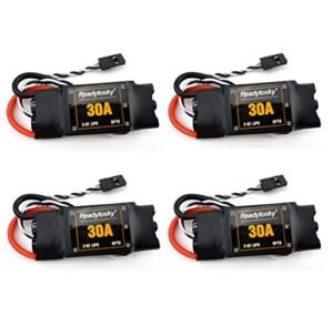 Readytosky 30A ESC 2 6S OPTO Brushless Electronic Speed Controller for RC Helicopter Controller App Compatible with F450 S500 ZD550 Quadcopter 4PCS