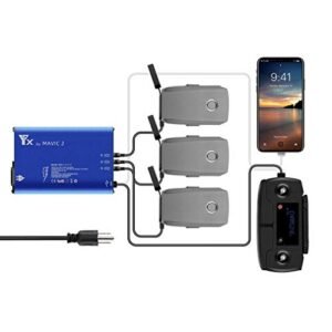 LYONGTECH 5 in 1 Rapid Smart Battery Charging Hub for DJI Mavic 2 Pro Zoom Drone Perfect for RC Hobby in Houston