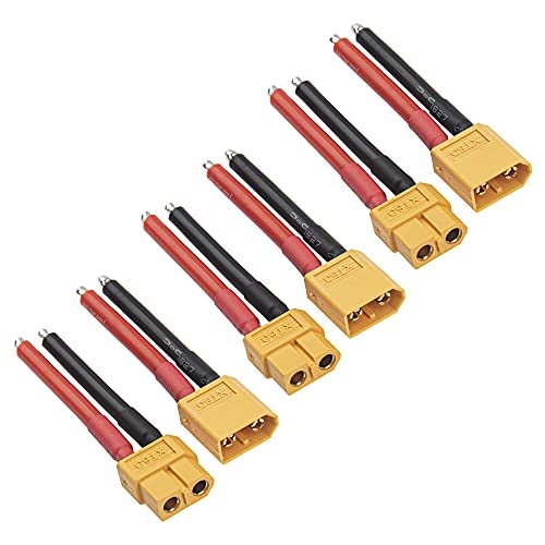 Feilun FT011 RC Boat Upgrade 3Pairs ShareGoo XT60 Connector with 50mm 14AWG Silicone Wire for Enhanced Performance