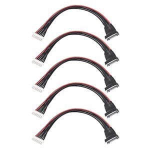 ShareGoo 5Pcs 20CM JST XH Balance Plug Charging Extension Wire Cable 22AWG for RC Car FPV Boat LiPo Battery 7Pin for 6S