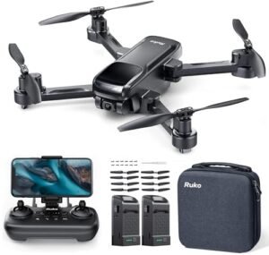 Ruko U11S GPS Drone with Carrying Case Extra Propellers and Batteries