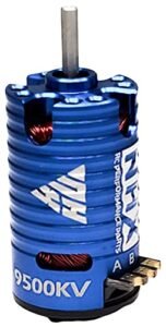 NHX RC 9500KV Mini 1410 2 Poles Sensorless Brushless Motor Compatible with RC Fiberglass Hull 1/24 1/28 Mini Z