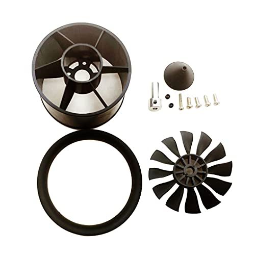 JFtech 50mm Ducted Fan Unit 12 Blade CCW Reverse Propeller for Blackbird RC Jet EDF Fan