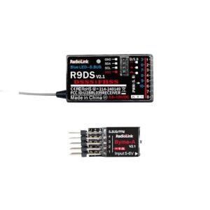 Radiolink Byme-A Airplane Flight Controller & R9DS Receiver for 3D Fixed-Wing Aircraft Straight Wing and More