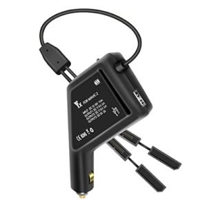 Hanatora DJI Mavic 2 Pro Zoom Drone Battery Car Charger 12V Rapid Charging Hub