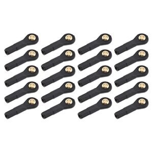 Abco Tech RC Boat 20Pcs M3 Ball Head Holder Tie Rod End Joint for RC Car Steering RC Plane Glider Control Surfaces Servo Horns 3.0xL30mm