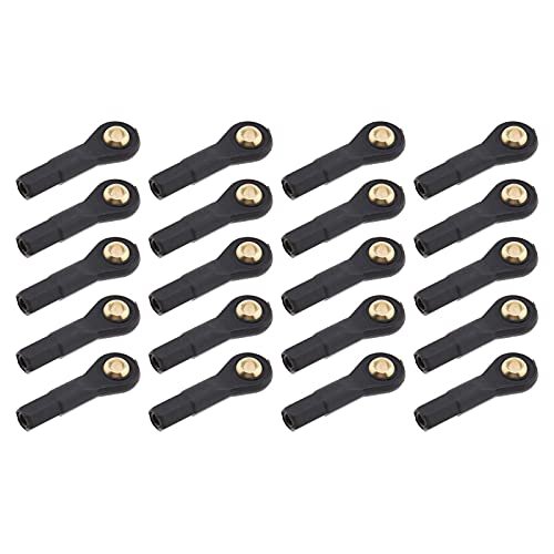 Abco Tech RC Boat 20Pcs M3 Ball Head Holder Tie Rod End Joint for RC Car Steering RC Plane Glider Control Surfaces Servo Horns 3.0xL30mm