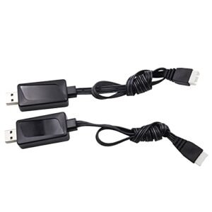 Blomiky Fast Lane RC Battery 9.6V USB Charger Cable with XH 4P Connector for 3S Lipo Li ion Battery