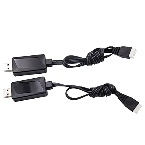 Blomiky Fast Lane RC Battery 9.6V USB Charger Cable with XH 4P Connector for 3S Lipo Li ion Battery