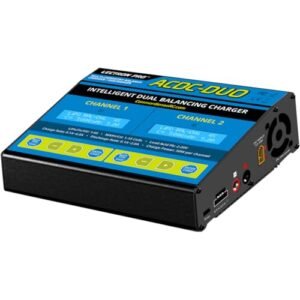 COMMON SENSE RC ACDC DUO Two Port Multi Chemistry Balancing Charger for RC Sukhoi Jet LiPo LiFe LiHV NiMH Batteries