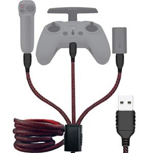 RAWECUD 3 in 1 USB to Type C Charging Power Cable for DJI FPV Drone Accessories Remote Controller Motion Controller Battery Power Cable 47.2 inch Explore is it illegal to fly rc planes in parks