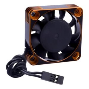 HobbyPower RC Car Motor Cooling Fan Heatsink 16000RPM Brushless ESC Cooling Fan 40x40mm for 1/8 RC Rally Car 540 550 Motor Gold