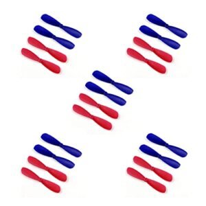 skrnrhrery RC Glider Parts 1.8 Inch Propeller Blades Set of 20 for Quadcopter Aircraft Model Airplane Glider with 0.04 Inch Center Hole