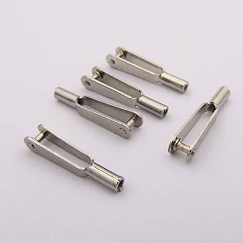 10PCS M2 Metal Clevis Push Rod End Servo Arm Link Tie Rod Linkage End Replacement Parts For Tilt Wing RC Plane
