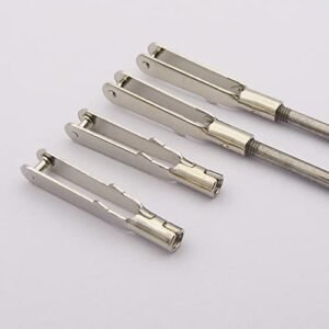 Wild Wing RC Plane Metal Clevis M3 M2 Push Rod End Servo Arm Link Tie Rod Linkage End 10PCS Upgrade Parts