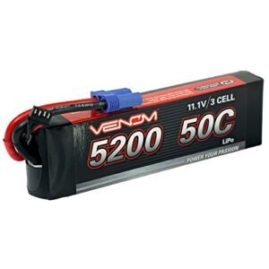 Venom Drive Series 50C 3S 5200mAh 11.1V LiPo RC Battery for Weed Eater RC Truck and More