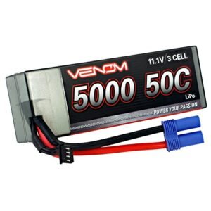 Venom Drive Series 50C 3S 5000mAh 11.1V LiPo Hardcase Battery with Silicone Connector for RC Vehicles