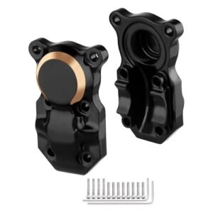 AllinRC SCX24 Brass Diff Cover 2 Pack for Axial SCX24 Models Enhance Your RC Codes for Ro Ghoul Experience
